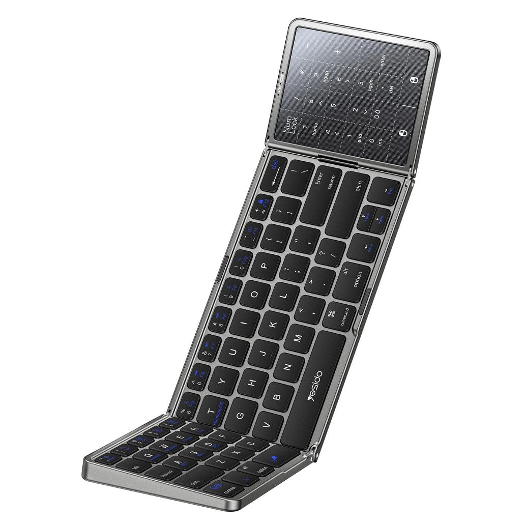 YESIDO Bluetooth Portable Keyboard With Touchpad And Number Pad KB49