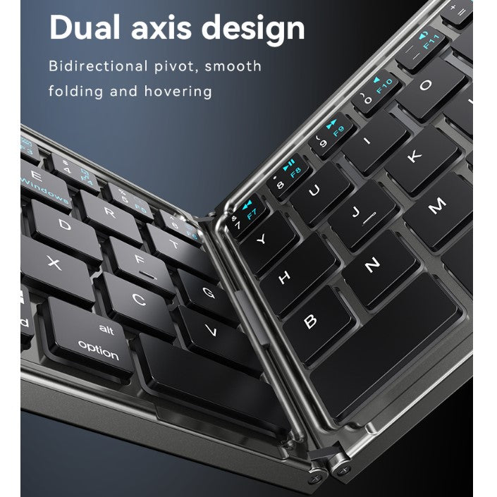 YESIDO Mini Magnetic Folding Bluetooth Keyboard KB27 | Tanzania