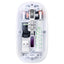 YESIDO KB29 Ergonomic Wireless Wi-fi + Bluetooth Skeleton Design Mouse