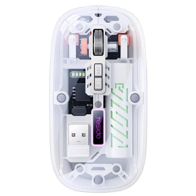 YESIDO KB29 Ergonomic Wireless Wi-fi + Bluetooth Skeleton Design Mouse