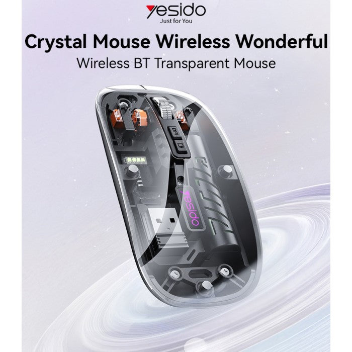 YESIDO KB29 Ergonomic Wireless Wi-fi + Bluetooth Mouse