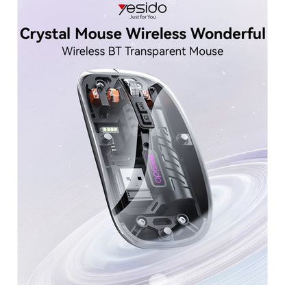 YESIDO KB29 Ergonomic Wireless Wi-fi + Bluetooth Mouse