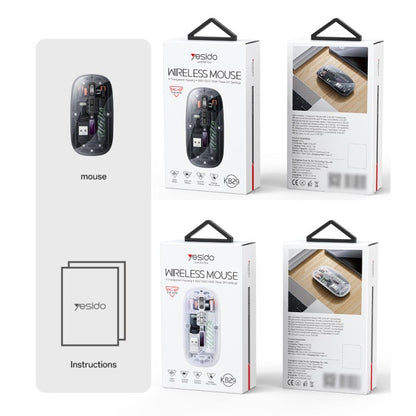 YESIDO KB29 Ergonomic Wireless Wi-fi + Bluetooth Mouse