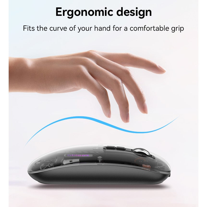 YESIDO KB29 Ergonomic Wireless Wi-fi + Bluetooth Mouse