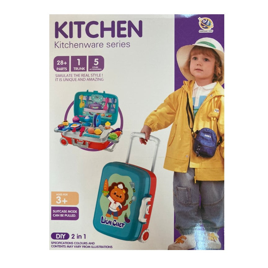 Kitchenware Series Kitchen In Suitcase 34pc Playset | Toys in Tanzania