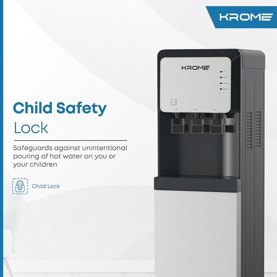 KROME KR-WDBL3TB 3-tap, power cooling Water Dispenser in Dar Tanzania