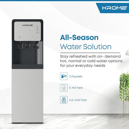 KROME KR-WDBL3TB 3-tap, power cooling Water Dispenser in Dar Tanzania