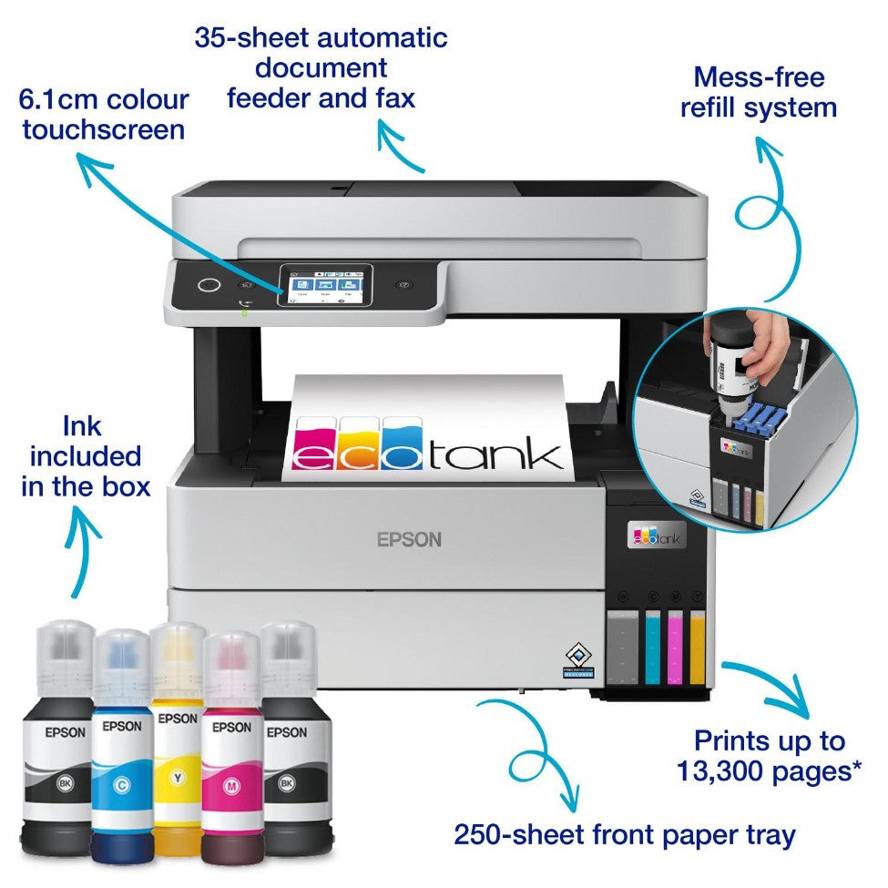 EPSON InkTank L6490 Wi-Fi ADF Printer | Epson Printers in Dar Tanzania
