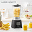MOULINEX BLENDEO, 450W, 1.25L Blender With 1 Mill, Black, LM2B2828