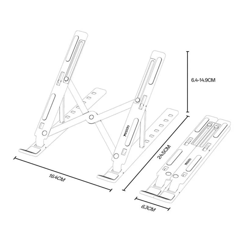 YESIDO LP07 Adjustable Laptop Stand | Laptop stands in Dar Tanzania