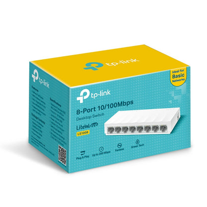 TP-LINK LS1008, 8-Port 10/100Mbps Desktop Switch in Dar Tanzania