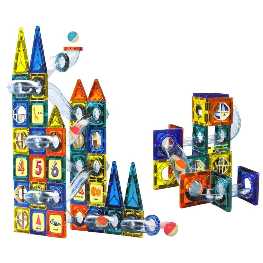73pc Colorful Magnetic Pipeline 3D Building Blocks Set | Tanzania
