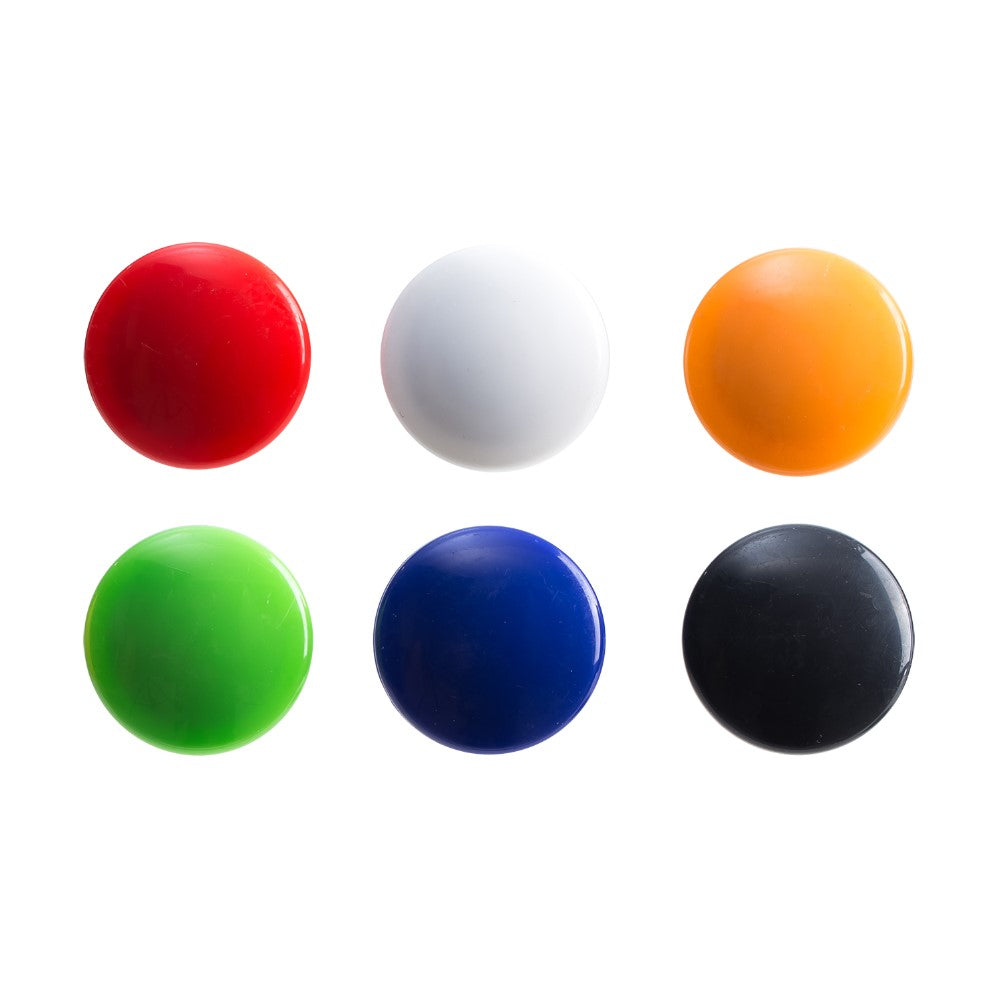 Magnetic Buttons For Whiteboard, 6pc Pack