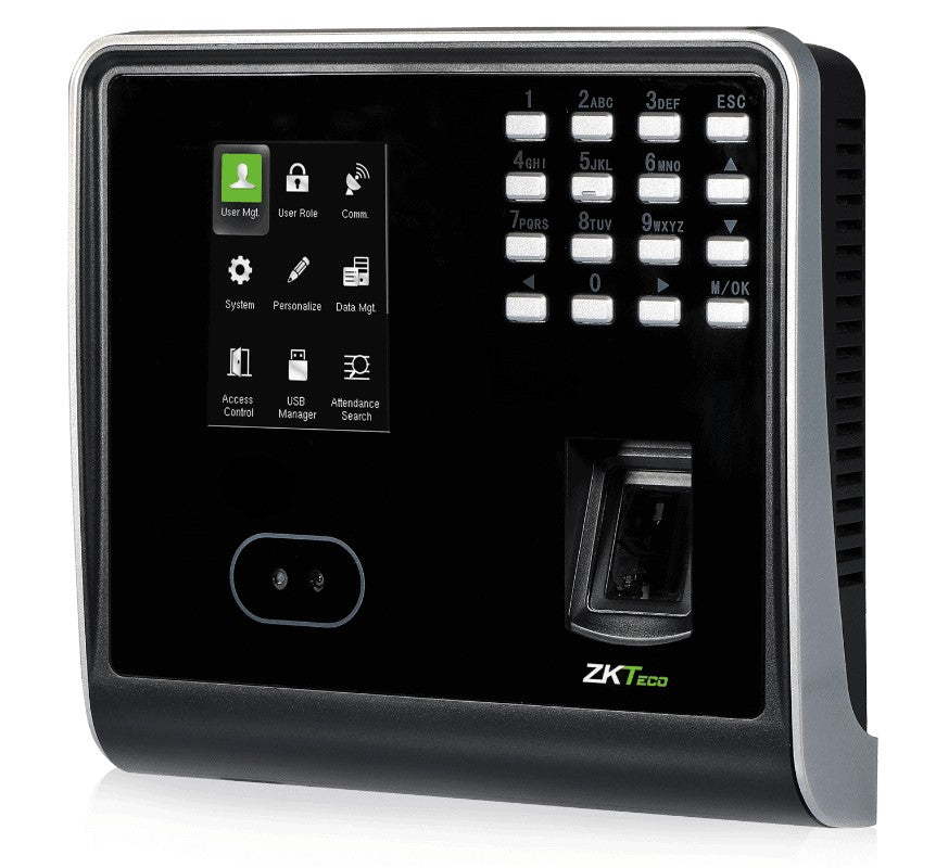 ZKTECO Face, Fingerprint, Card Reader Time Attendance Terminal MB1000 ...