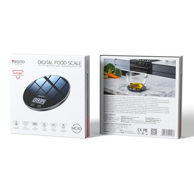 YESIDO Digital Kitchen Food Weighing Scale, 1g-5Kg Capacity, MG43