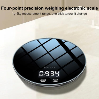 YESIDO Digital Kitchen Food Weighing Scale, 1g-5Kg Capacity, MG43