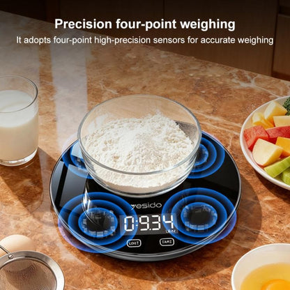 YESIDO Digital Kitchen Food Weighing Scale, 1g-5Kg Capacity, MG43