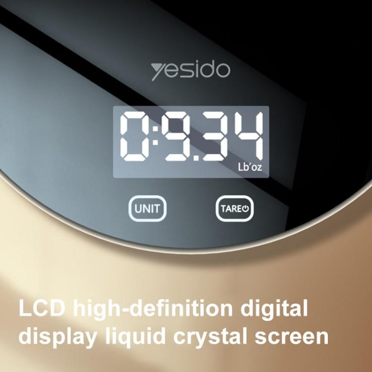 YESIDO Digital Kitchen Food Weighing Scale, 1g-5Kg Capacity, MG43