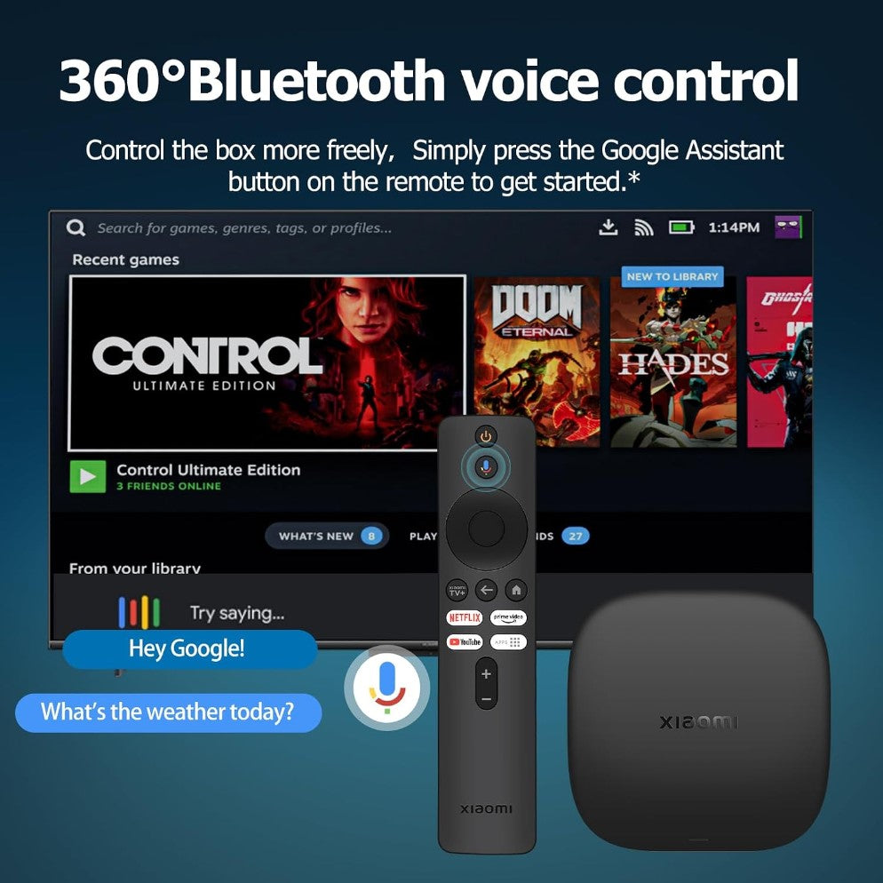 Xiaomi Mi 3rd gen, 4K Ultra-HD TV Box S | Tv Box Adapter in Tanzania