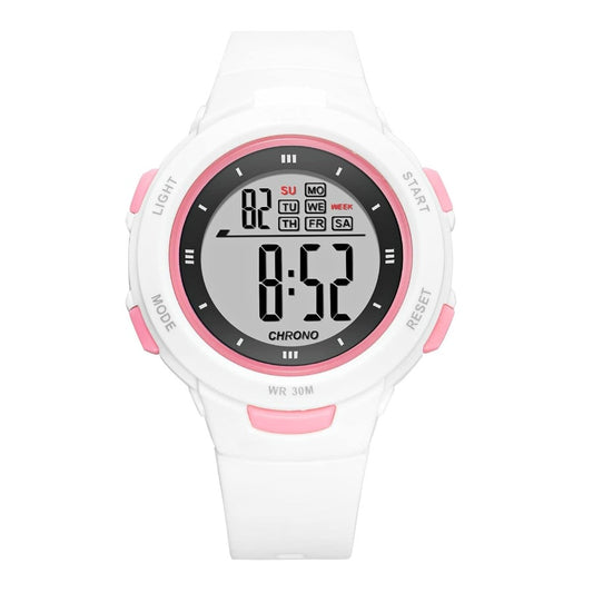 White Pink Digital LED Sports Watch | Digital watches in Dar Tanzania