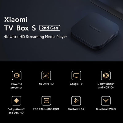 Xiaomi Mi 4K Ultra-HD TV Box S | Tv Box Adapter in Tanzania