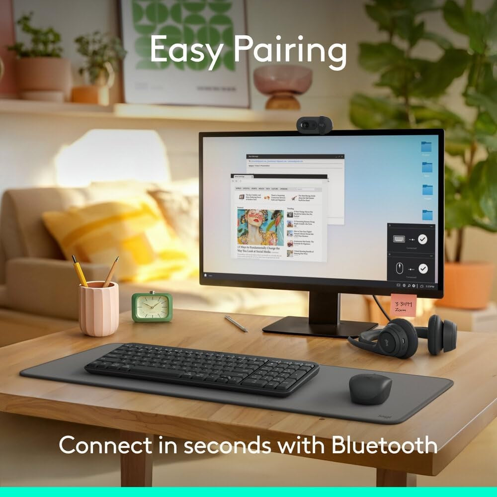 LOGITECH MK250 Bluetooth Wireless Keyboard and Mouse Combo 