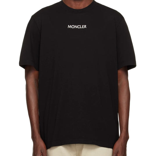 Moncler Black Cotton T-shirt | T-shirts in Dar Tanzania