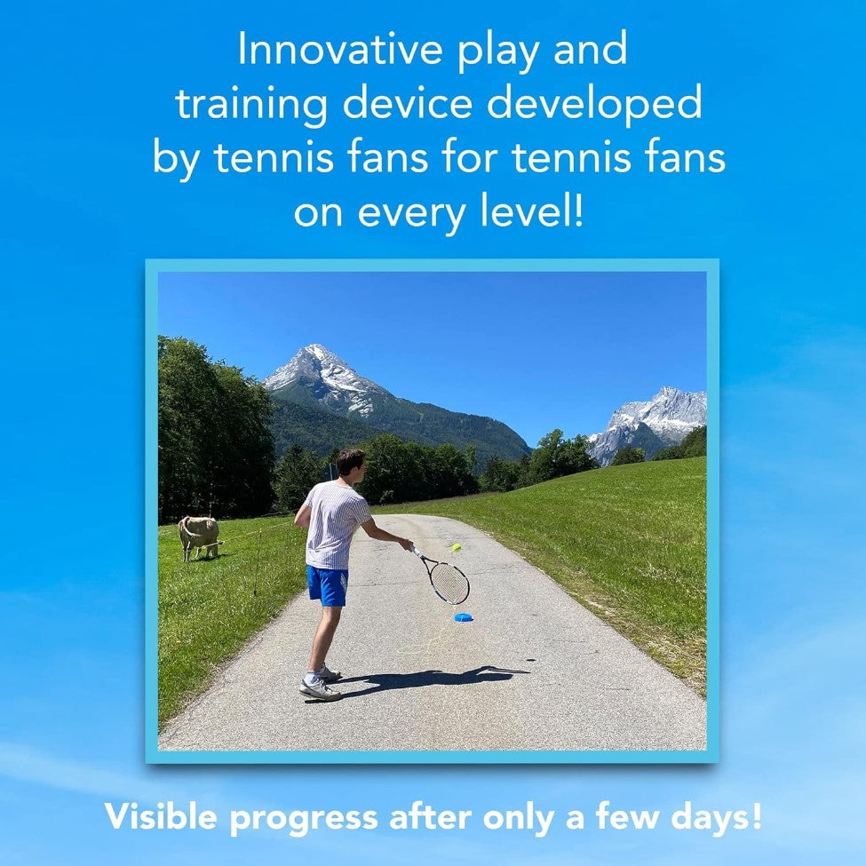 MOVEMATE Retracting Tennis Trainer Set with Wilson Tennis Ball