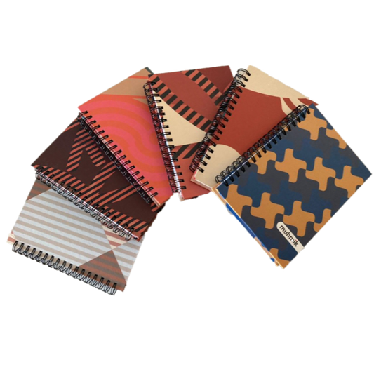 MUHMIK B5 Abstract Hard Cover Spiral Notebooks in Dar Tanzania