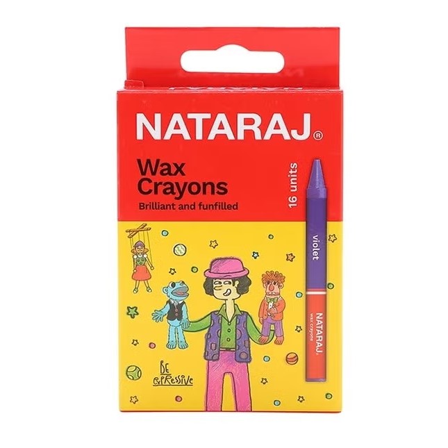 NATARAJ Wax Crayons 16 pc Pack | Art equipment in Dar Tanzania

