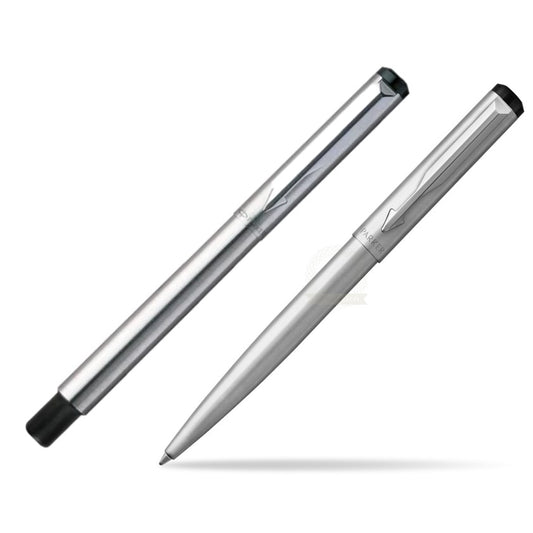 Silver Rollerball and Ballpoint PARKER Vector Pen Set | Tanzania
