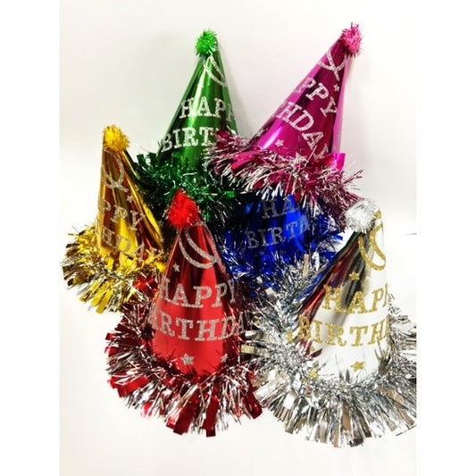 Shiny Foil Party caps With Tinsels | Party supplies in Dar Tanzania