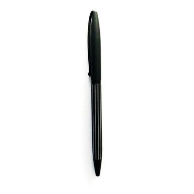 Lightweight Black Twist Silver Stripe Executive Pen in Dar Tanzania