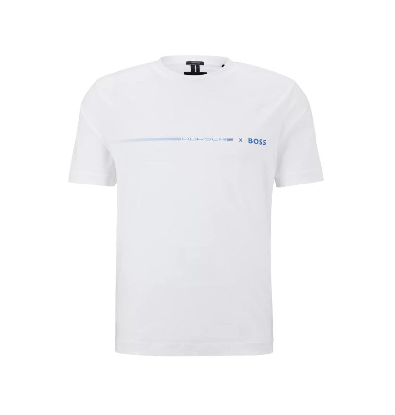 HUGO BOSS Porsche White Cotton T-shirt | T-shirts in Dar Tanzania