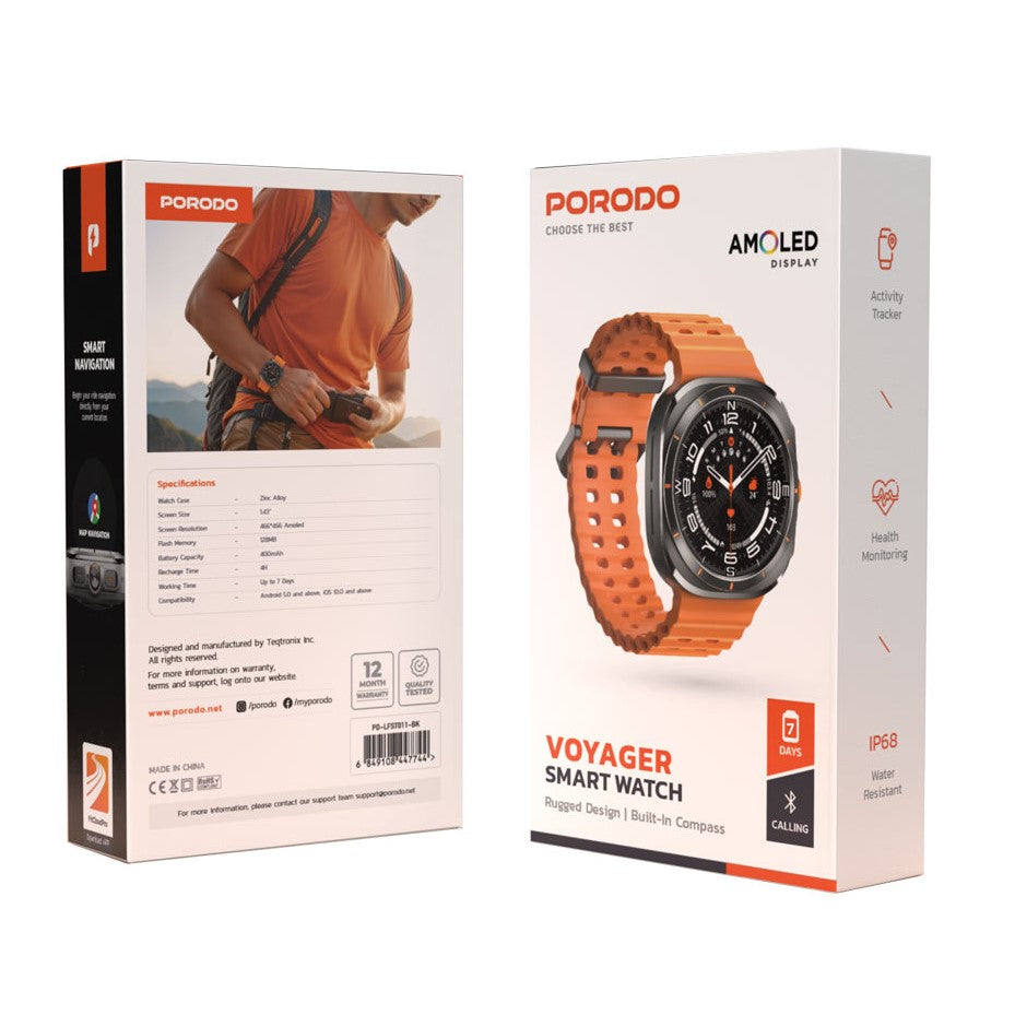 PORODO Voyager Smart Watch PD-LFST011-SL | Smart watch in Dar Tanzania