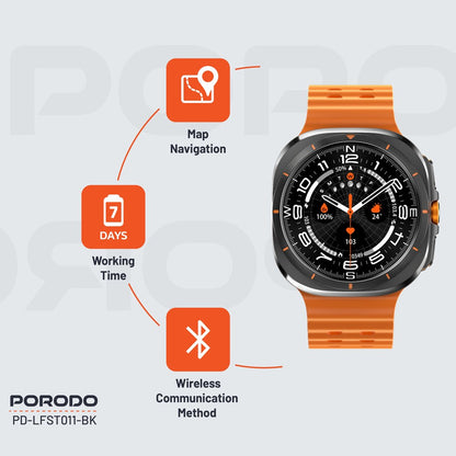 PORODO Voyager Smart Watch PD-LFST011-SL | Smart watch in Dar Tanzania