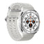 PORODO Voyager Smart Watch, white strap, PD-LFST011-SL