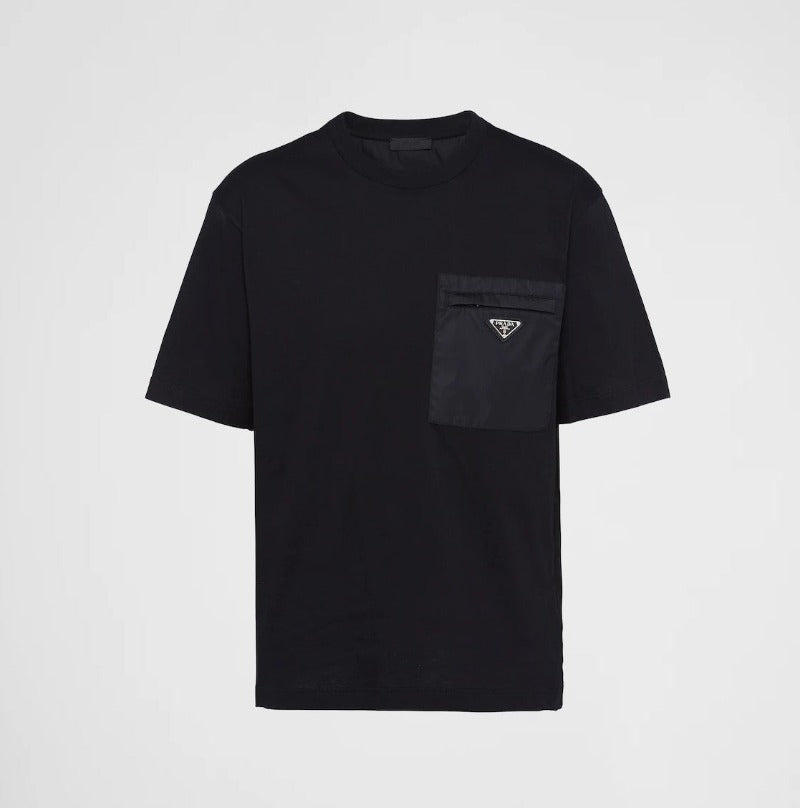 Prada Black Cotton T-shirt with Pocket | T-shirts in Dar Tanzania