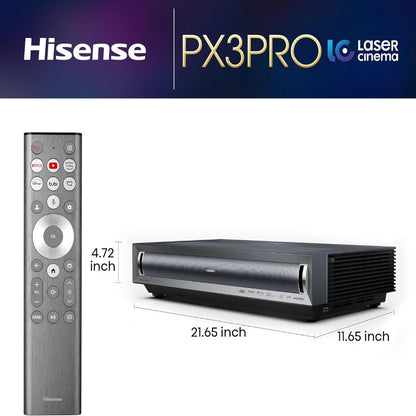 HISENSE PX3-Pro Triple Laser, Ultra Short Throw, 4K UHD, Projector