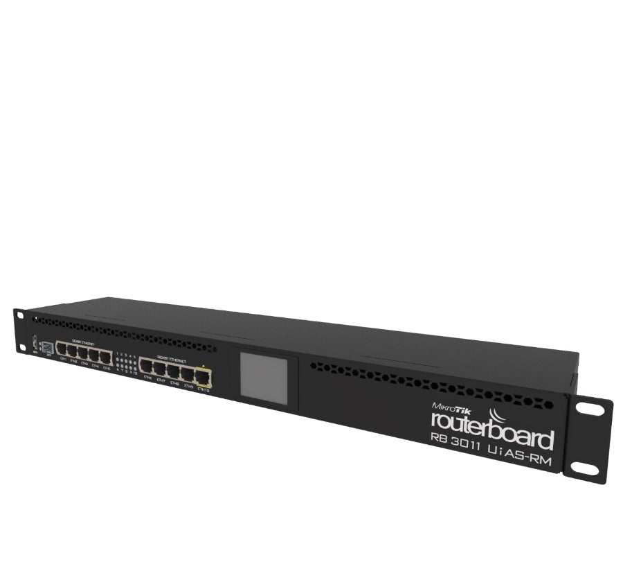 MIKROTIK RouterBOARD 1U, 10 Gigabit Ethernet Router RB3011UiAS-RM