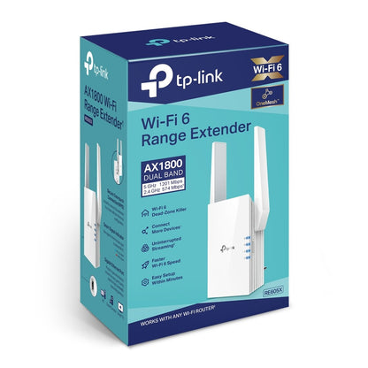 TP-LINK AX1800 Mesh Wi-Fi 6 Range Extender, RE605X | Tplink Tanzania