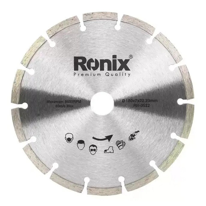 RONIX Granite Cutting Disc 180mm x 7mm x 22.2mm RH-3522 | Tanzania