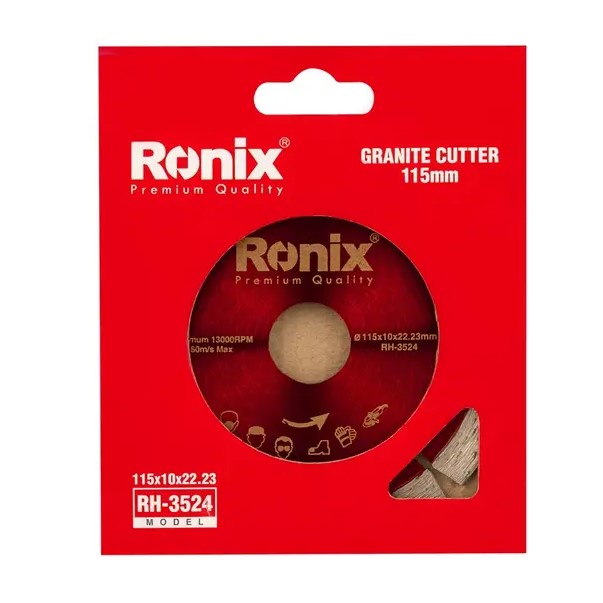 RONIX Granite Cutting Disc 115mm x 10mm x 22.2mm RH-3524 | Tanzania