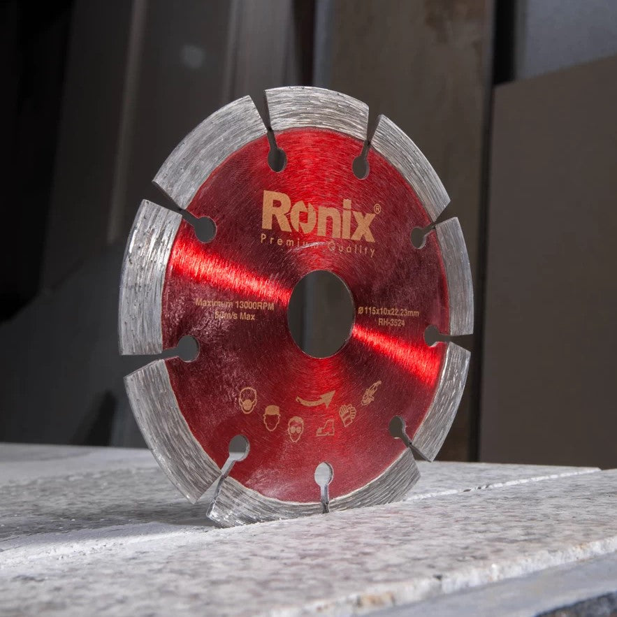 RONIX Granite Cutting Disc 115mm x 10mm x 22.2mm RH-3524 | Tanzania