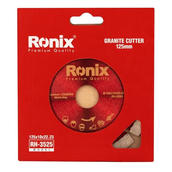 RONIX Granite Cutting Disc 125mm x 10mm x 22.2mm RH-3525 | Tanzania