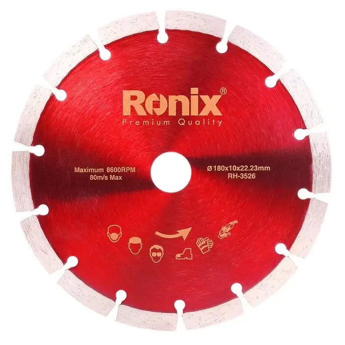 RONIX Granite Cutting Disc 180mm x 10mm x 22.2mm RH-3526 | Tanzania