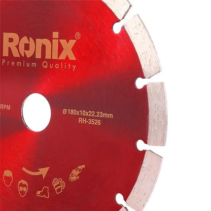 RONIX Granite Cutting Disc 180mm x 10mm x 22.2mm RH-3526 | Tanzania