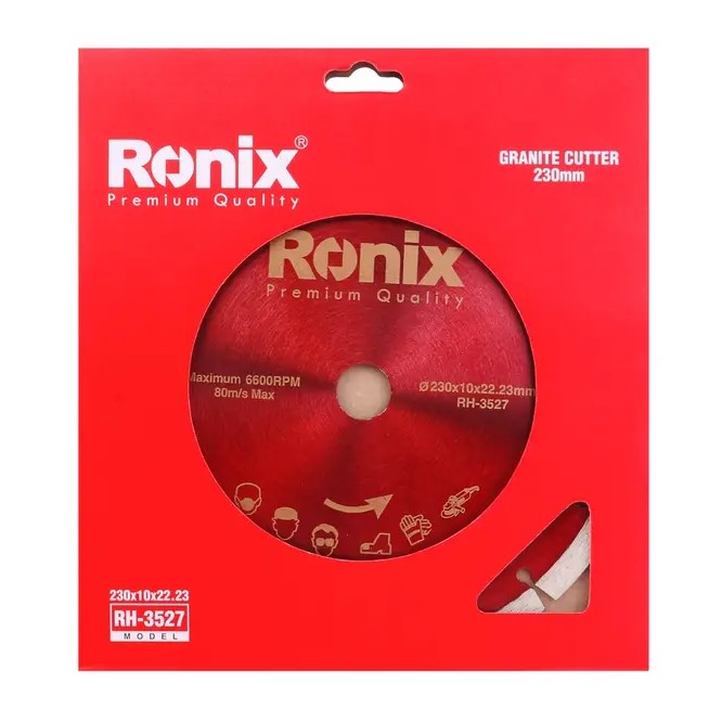 RONIX Granite Cutting Disc 230mm x 10mm x 22.2mm RH-3527 | Tanzania