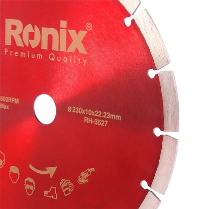 RONIX Granite Cutting Disc 230mm x 10mm x 22.2mm RH-3527 | Tanzania