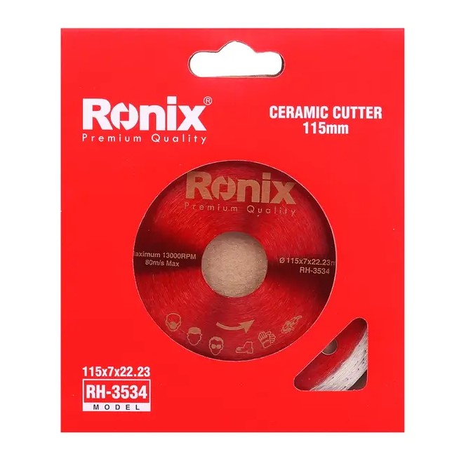 RONIX Ceramic Cutting Disc 115mm x 7mm x 22.2mm RH-3534 | Tanzania